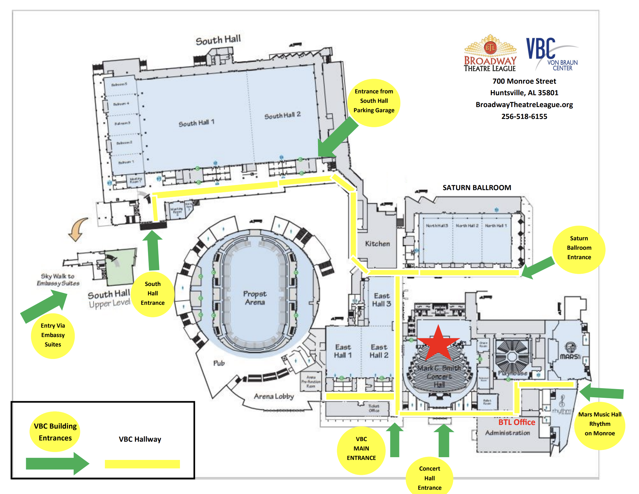 VBC Venue MAP BTL